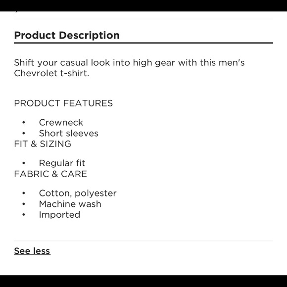 NEW GM Chevrolet An American Classic Tee Shirt Gray XXL UNISEX Men’s - Picture 7 of 15